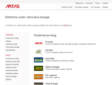 Tablet Screenshot of e-vozila.com